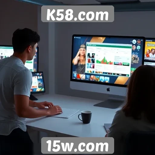Experiência do usuário no K58.com e sua interface